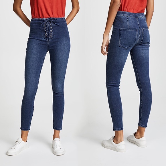 free people denim leggings